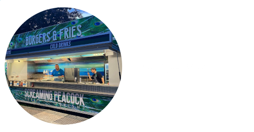 Order Screaming Peacock Burgers